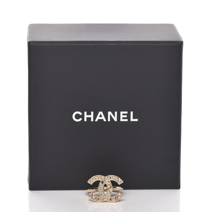 Chanel CC Chain Logo Ring 6.5 Gold 5 of 6