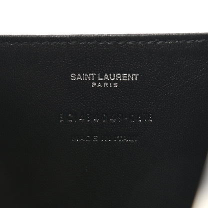 Saint Laurent Swarovski Crystal Heart Love Box Clutch Bag Silver 6 of 6