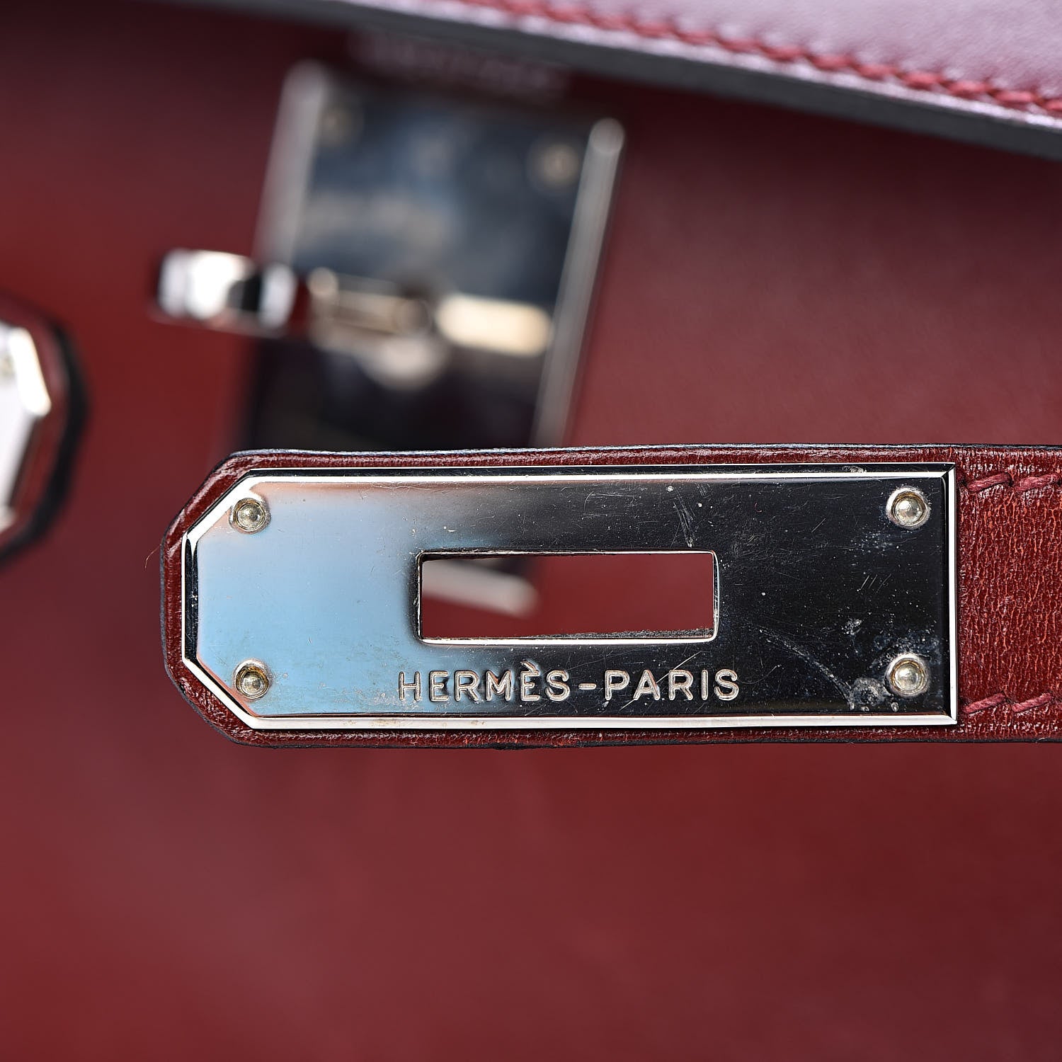 Hermes Box Kelly Retourne 28 Rouge H 13 of 48