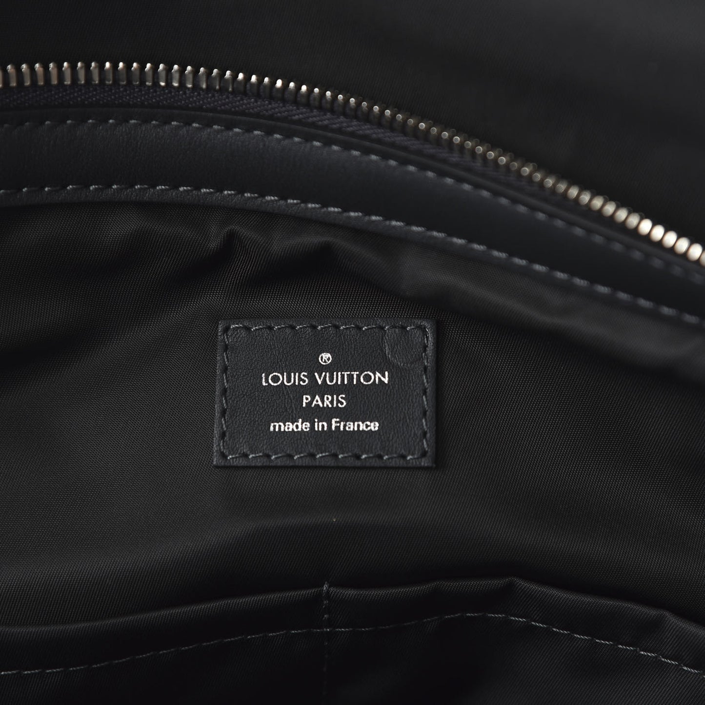 Calfskin V Line Crossbody Navy
