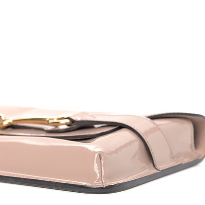 Gucci Patent Large Bright Bit Clutch Dark Cipria 9 of 13