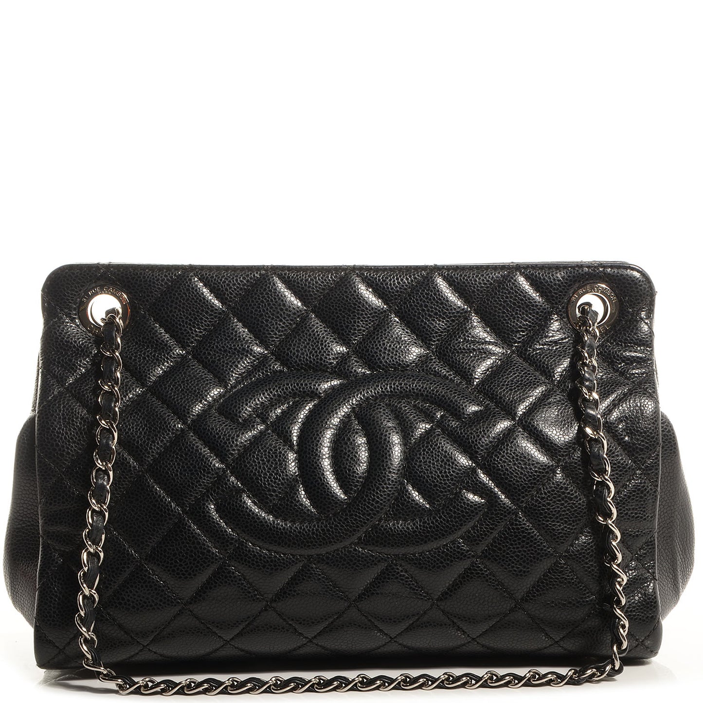 Caviar Timeless CC Shopping Tote Black