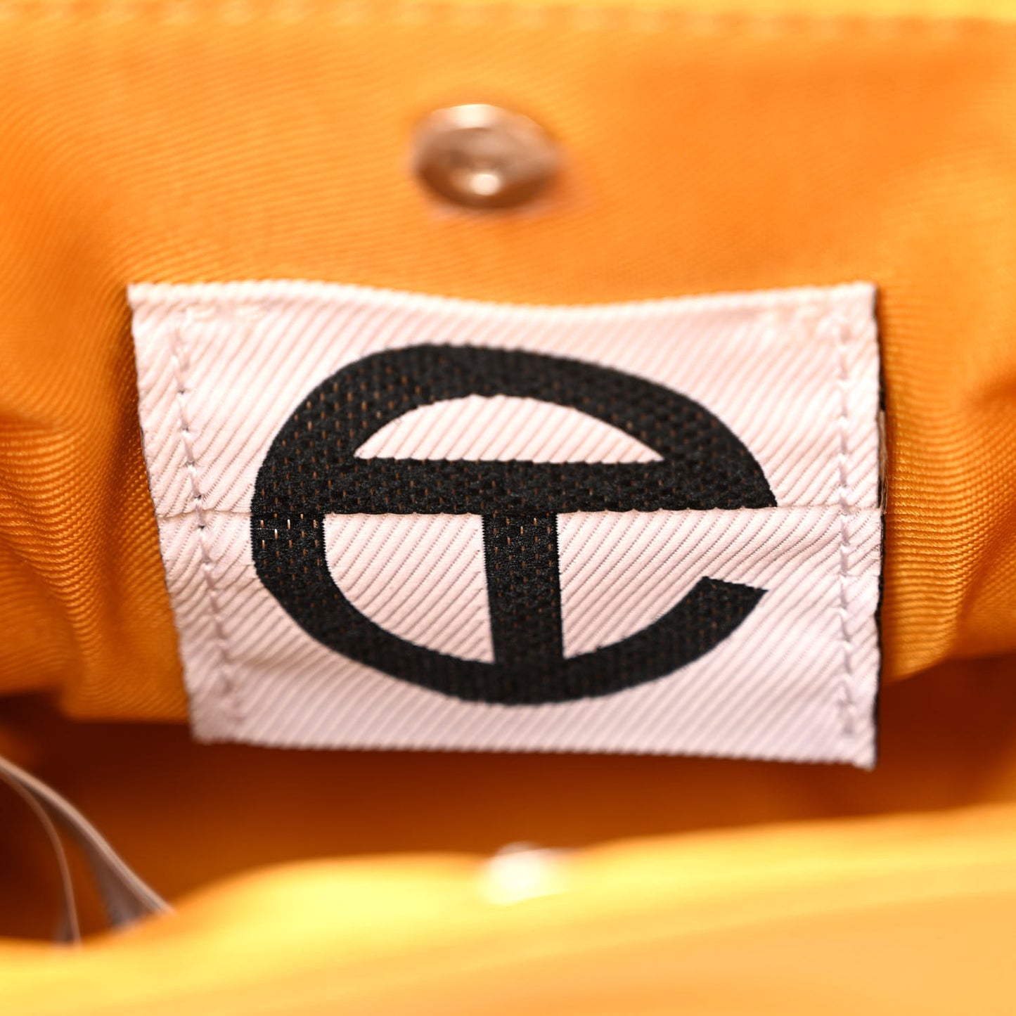 Vegan Leather Small Shopping Bag Mustard