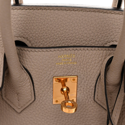 Hermes Togo Birkin 25 Gris Tourterelle 7 of 15