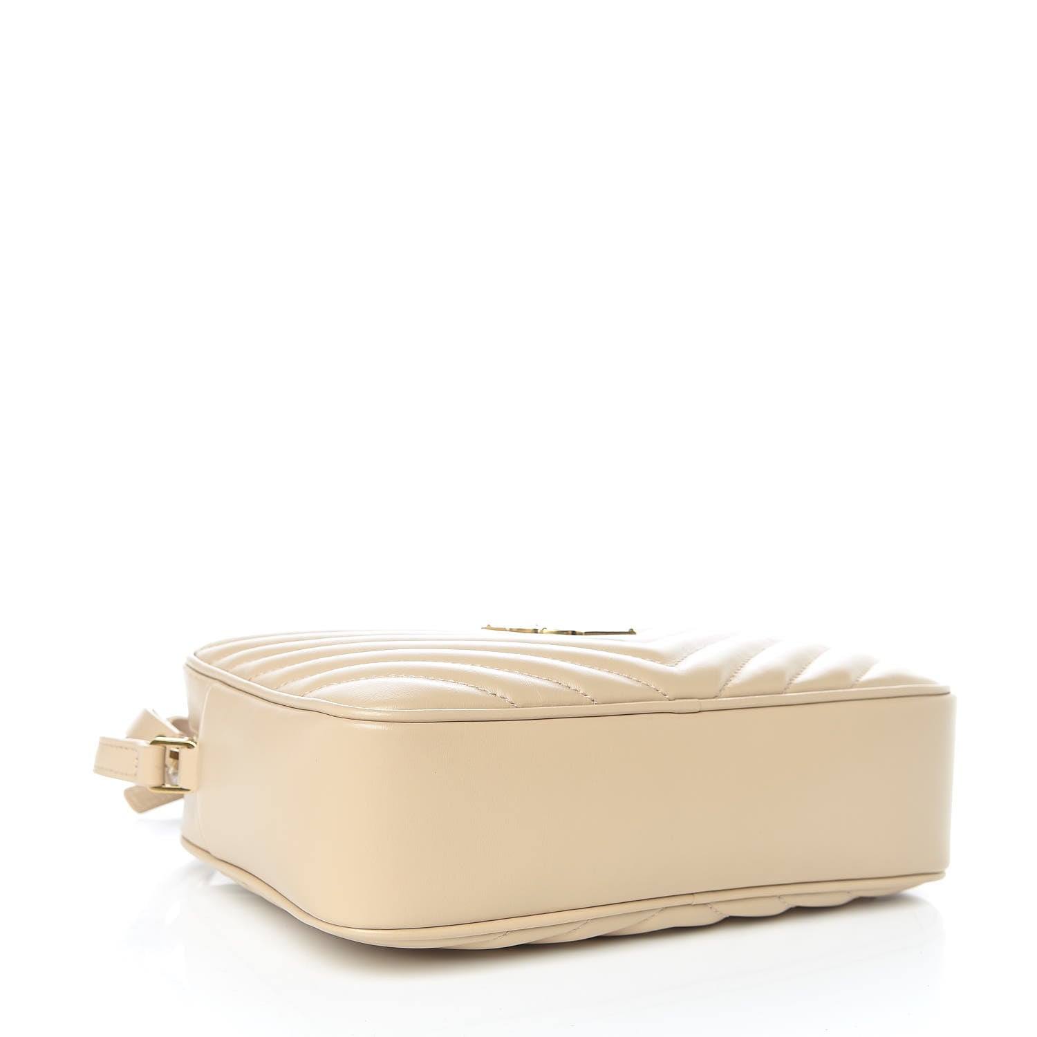 Saint Laurent Calfskin Matelasse Monogram Lou Camera Bag Nude Powder 4 of 9