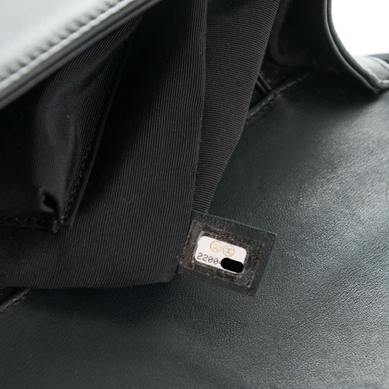 Chanel Lambskin Quilted Large Boy Flap Black 8 of 8