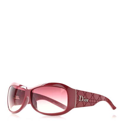 Christian Dior Resin Cannage Lady Dior Sunglasses Red 1 of 7