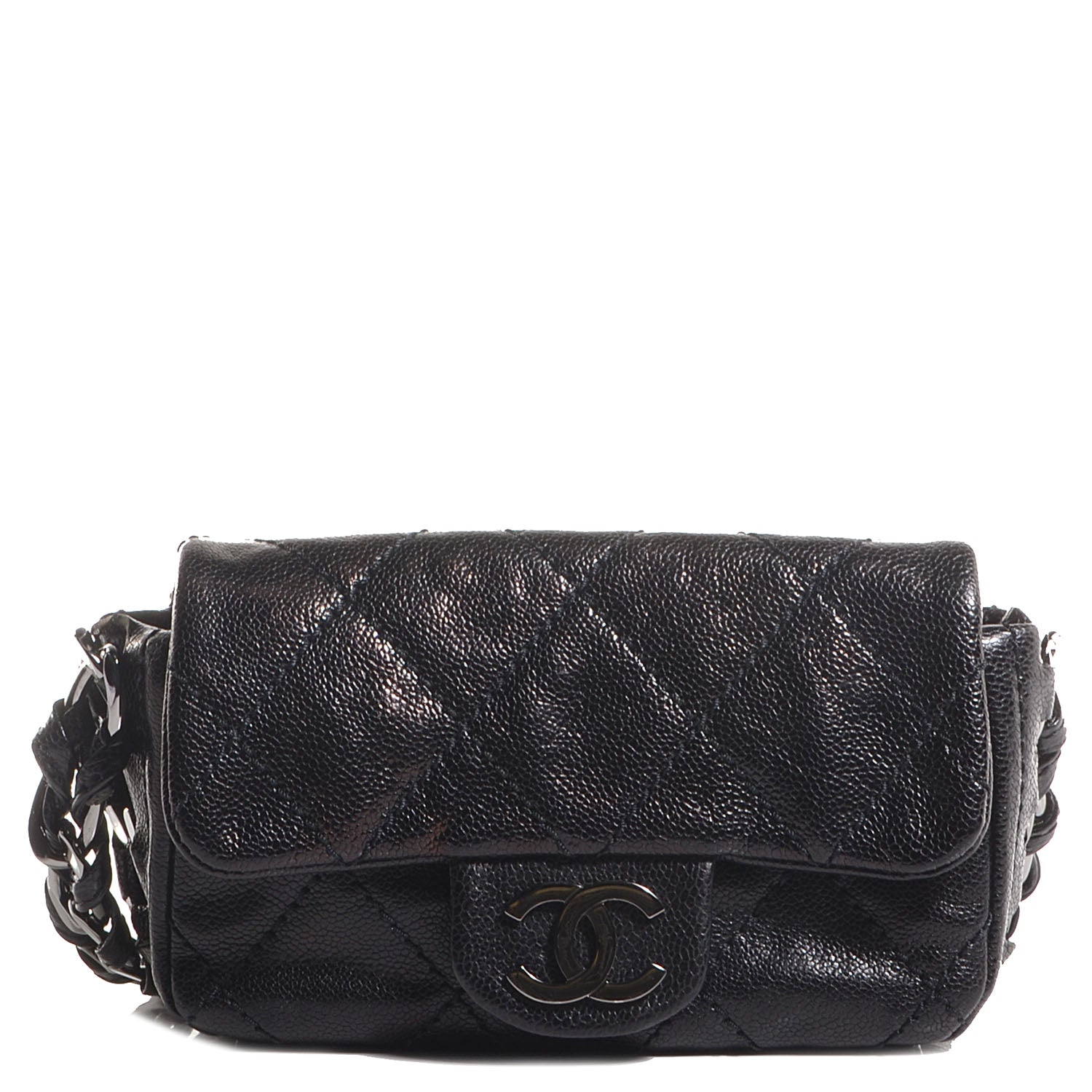 Chanel Glazed Caviar Mini Modern Chain Flap Black 1 of 7