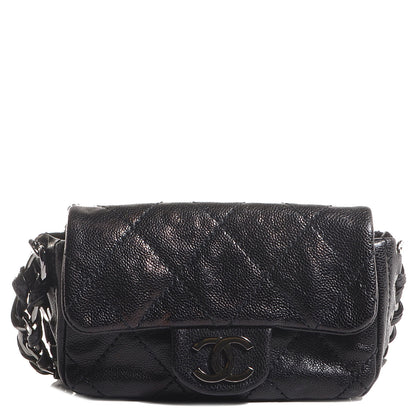 Chanel Glazed Caviar Mini Modern Chain Flap Black 1 of 7