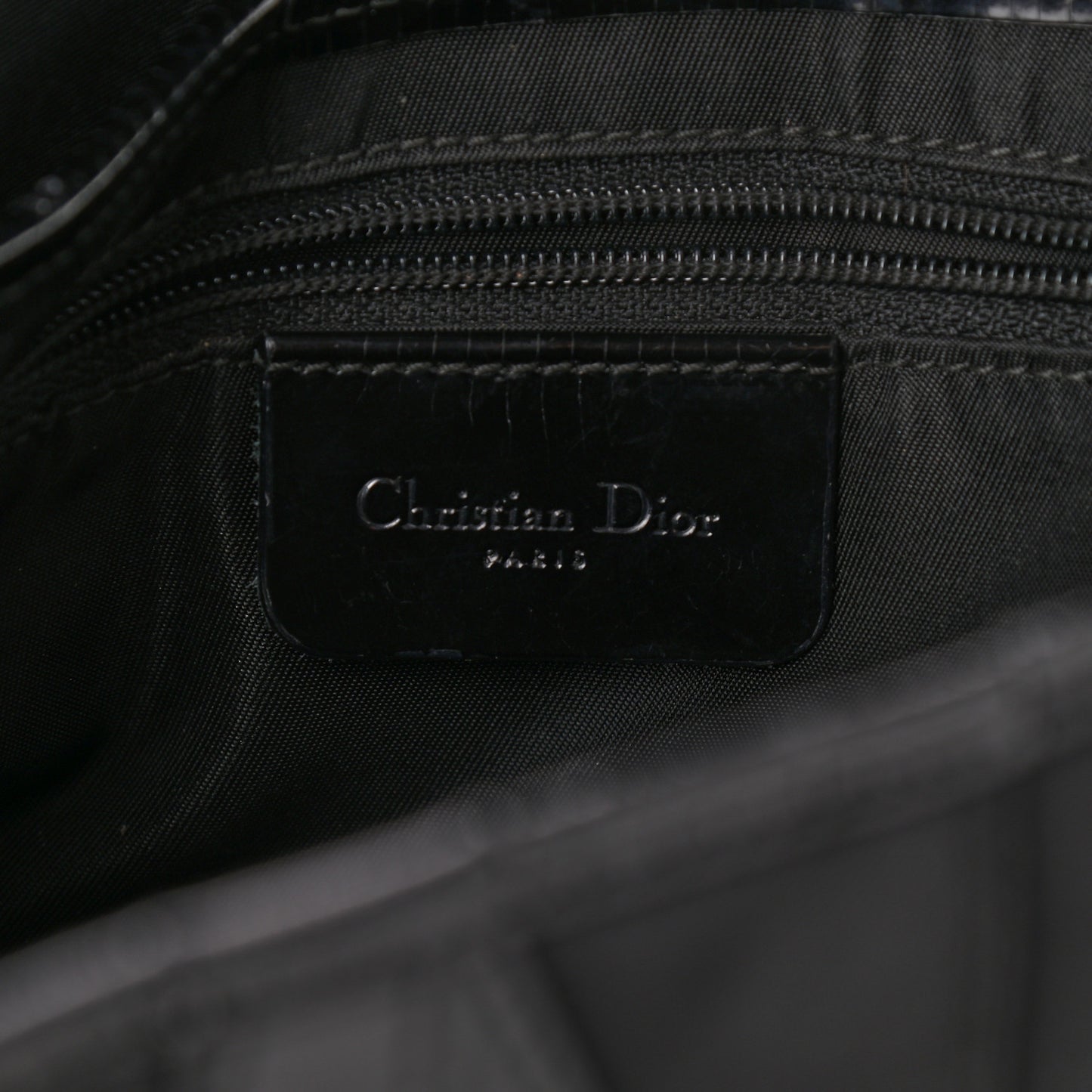 Nylon Saddle Bag Black