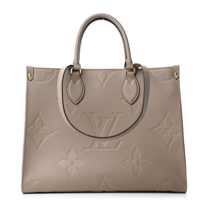 Louis Vuitton Empreinte Monogram Giant Onthego MM Tourterelle 1 of 11