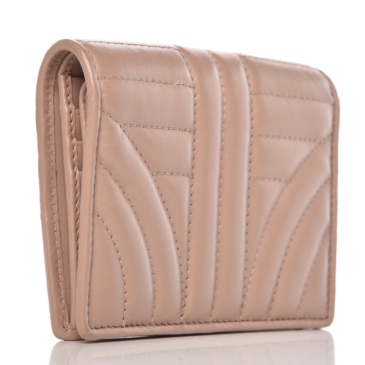 Soft Calfskin Impunture Diagramme Wallet Cipria