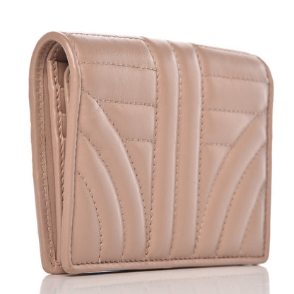 Prada Soft Calfskin Impunture Diagramme Wallet Cipria 3 of 7