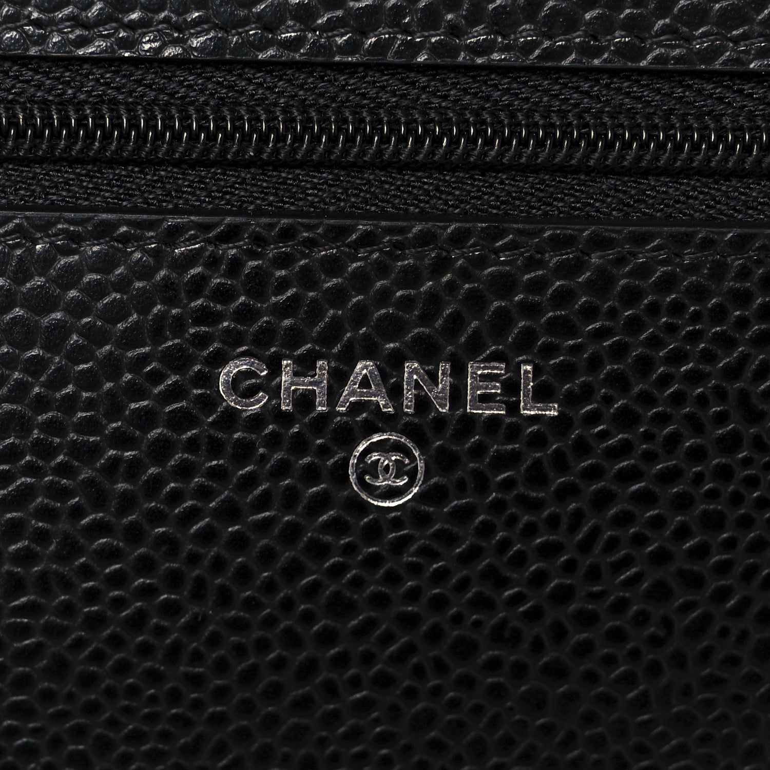 Chanel Caviar Quilted Wallet on Chain WOC Black 6 of 11