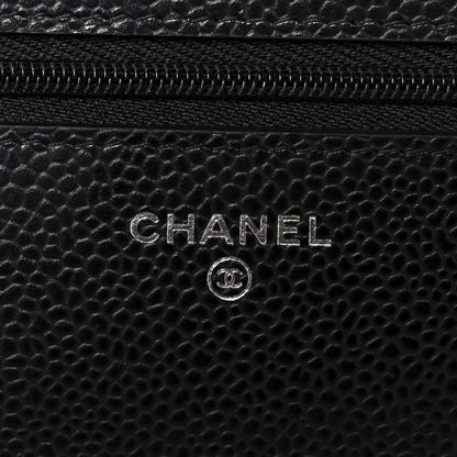 Chanel Caviar Quilted Wallet on Chain WOC Black 6 of 11