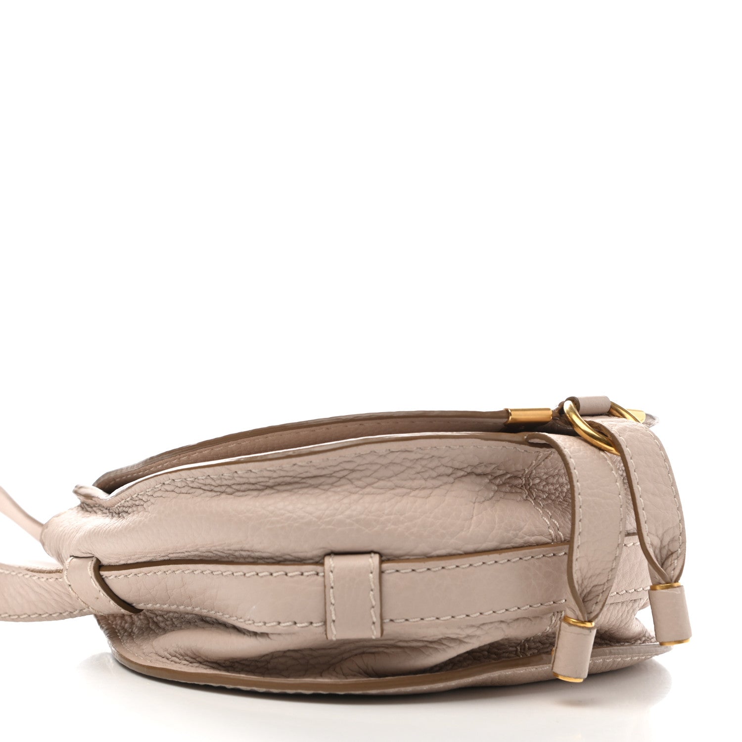 Chloe Calfskin Mini Marcie Round Crossbody Bag Blush Nude 3 of 12