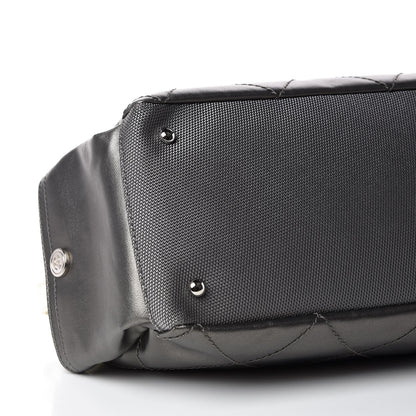 Chanel Coated Canvas Paris Biarritz Hobo Silver 6 of 9