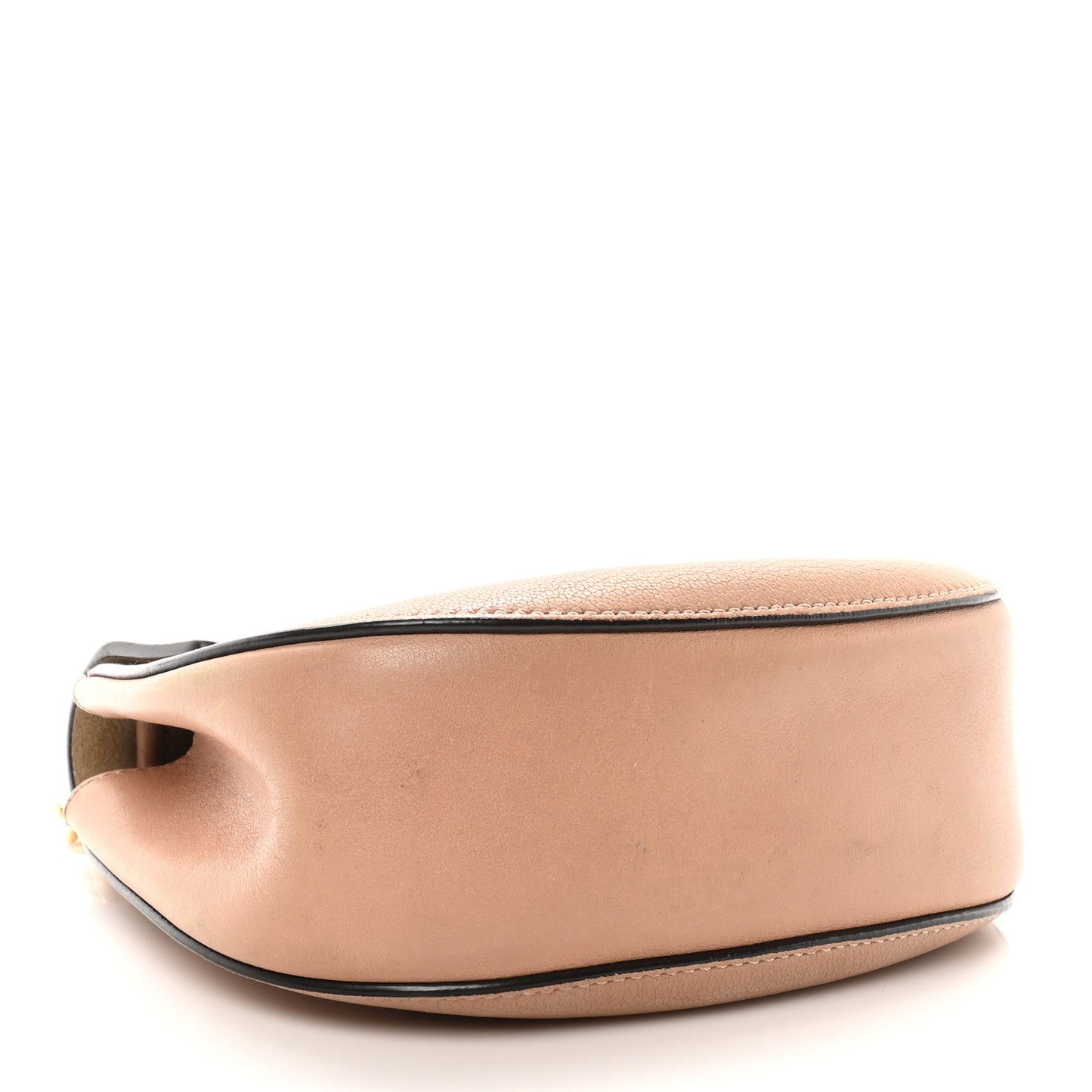 Grained Lambskin Mini Drew Shoulder Bag Biscotti Beige