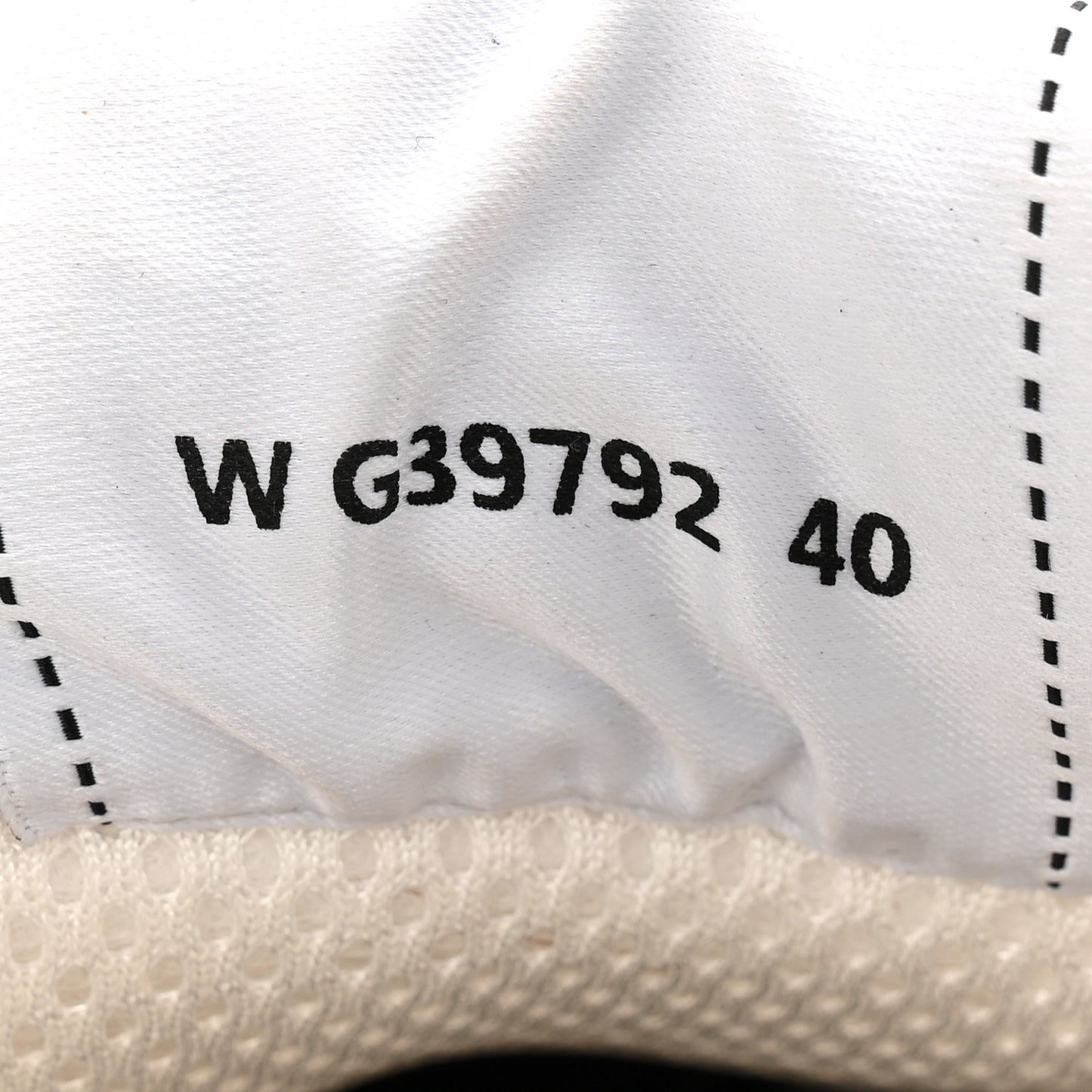 Fabric Laminated Calfskin Stretch CC Womens Sneakers 40 White Silver