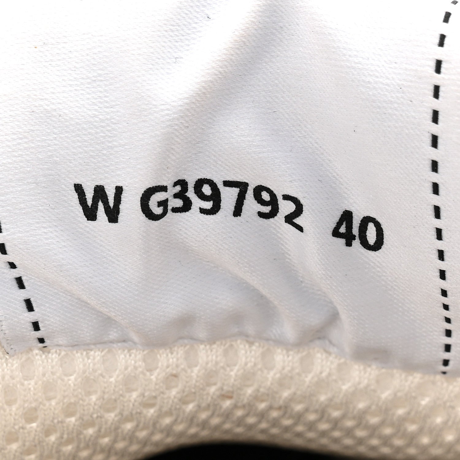 Chanel Fabric Laminated Calfskin Stretch CC Womens Sneakers 40 White Silver 8 of 11
