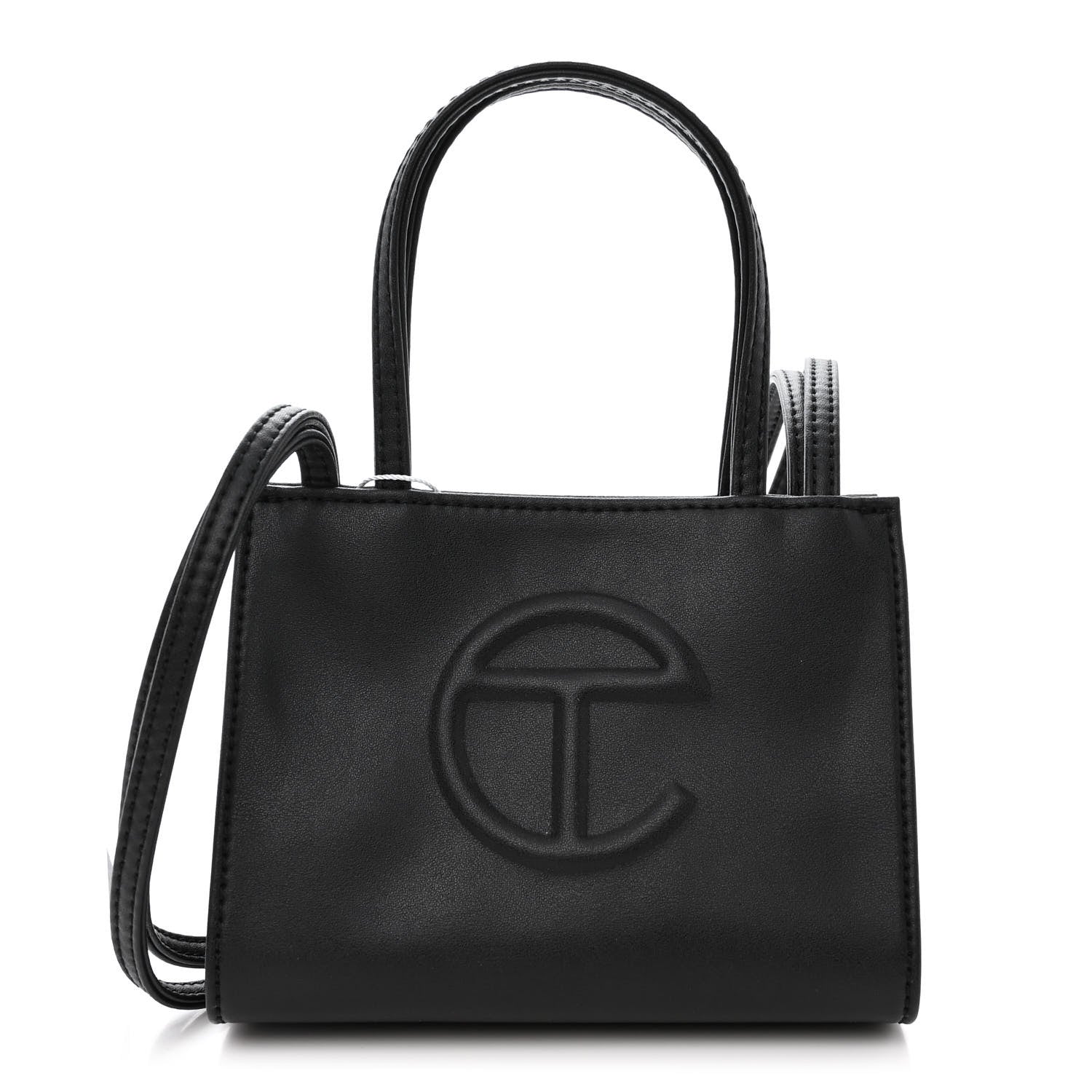 Telfar Vegan Leather Small Shopping Bag Black 1 of 11
