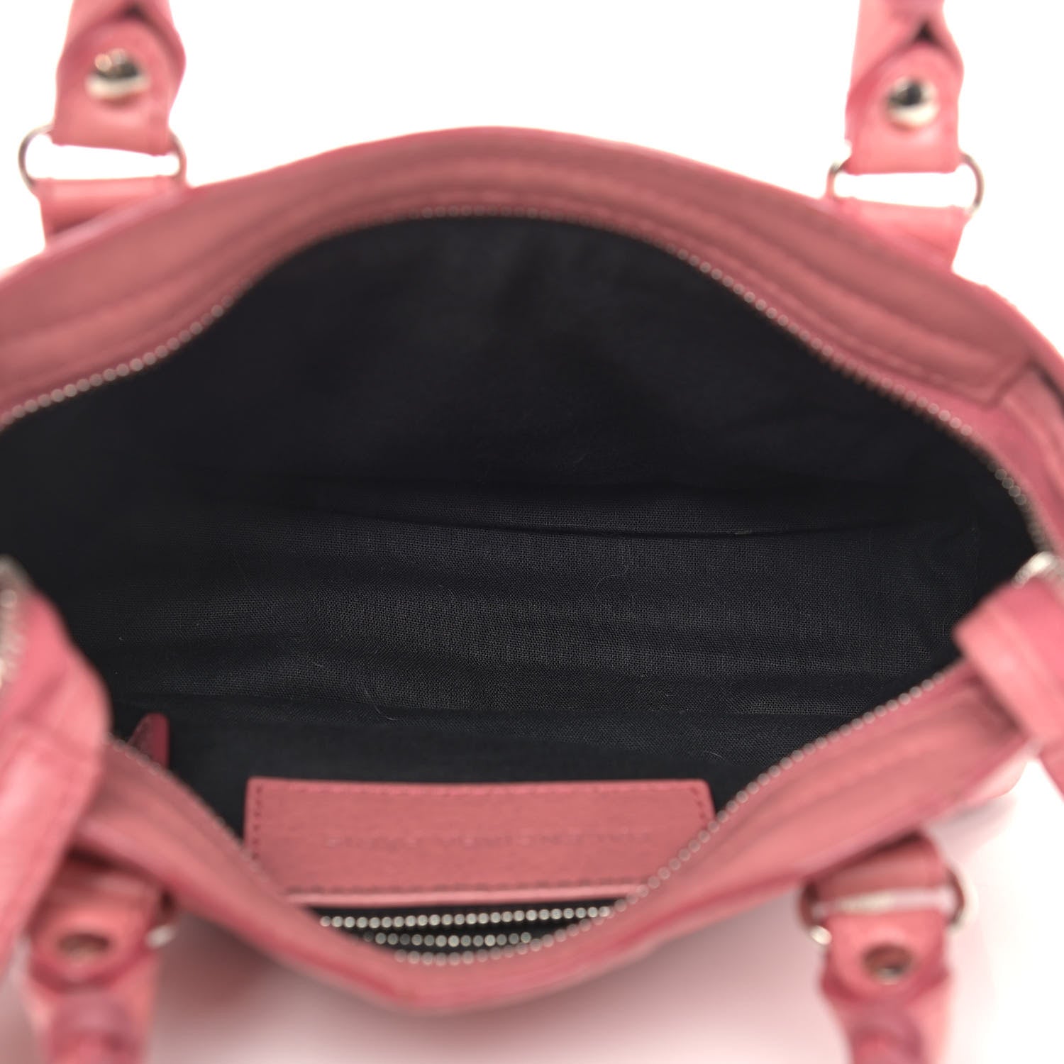 Balenciaga Agneau Giant 12 Silver Hardware Mini City Rose Bombon Raspberry 5 of 12