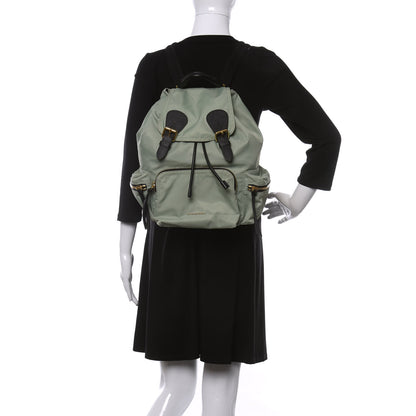 Burberry Nylon Medium Rucksack Backpack Apple Green 2 of 10