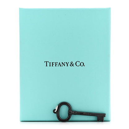 Tiffany Black Titanium Oval Key Pendant 5 of 5
