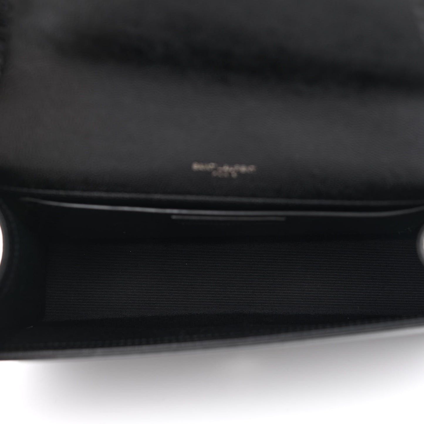 Grain De Poudre Medium Classic Monogram Kate Satchel Black