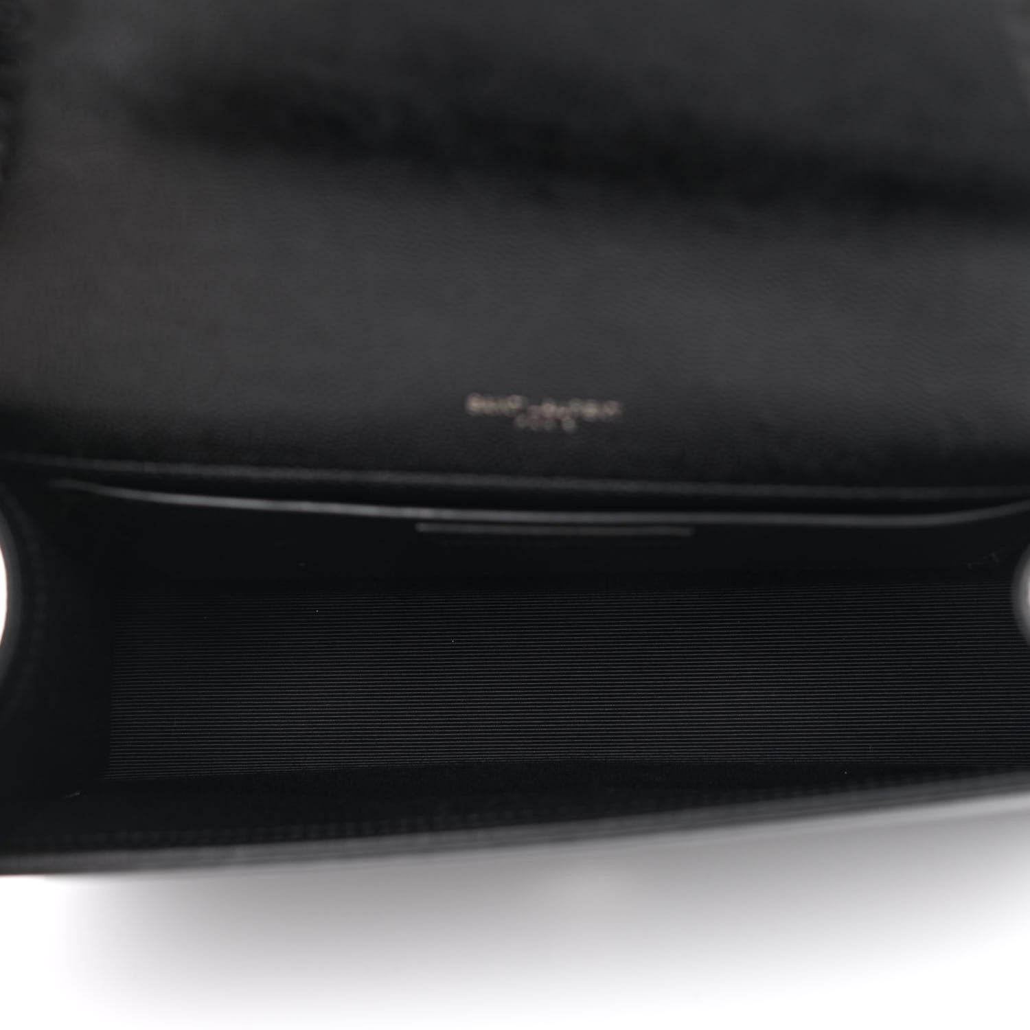Saint Laurent Grain De Poudre Medium Classic Monogram Kate Satchel Black 5 of 12