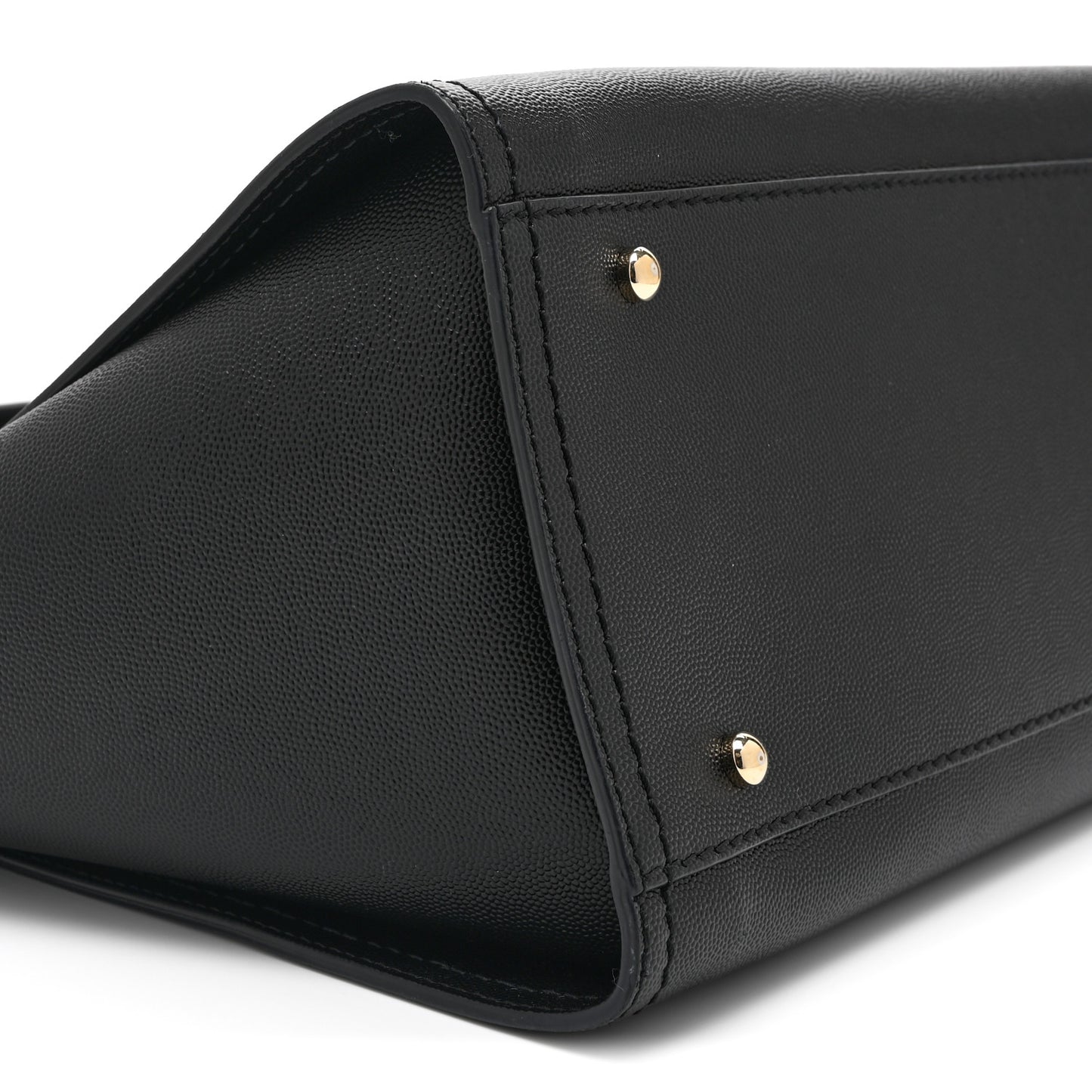 Caviar Small Studded Deauville Tote Black