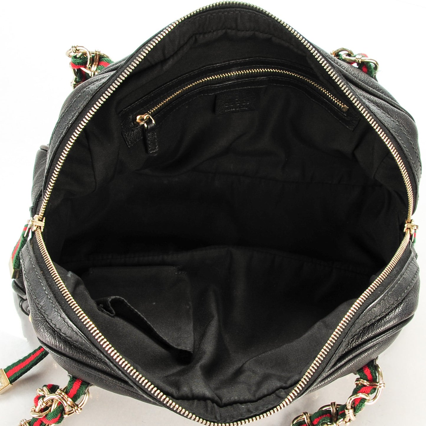 Goatskin Small Capri Bowler Black