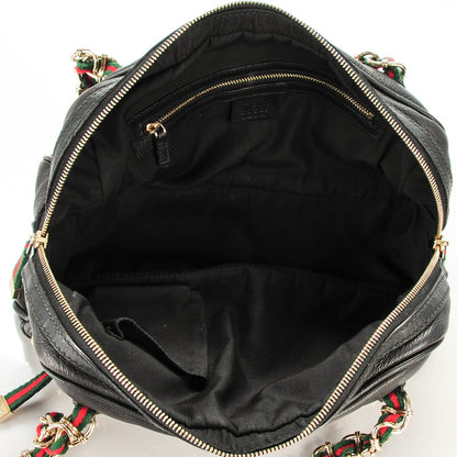 Gucci Goatskin Small Capri Bowler Black 5 of 7