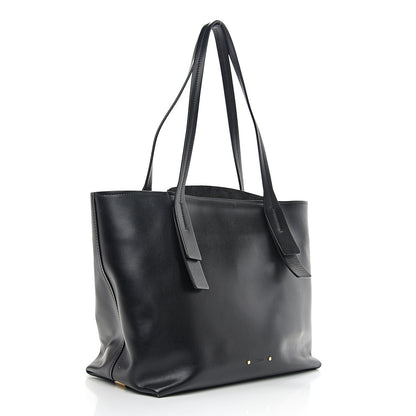 Chloe Shiny Calfskin Suede Medium C Zipped Tote Black 2 of 8