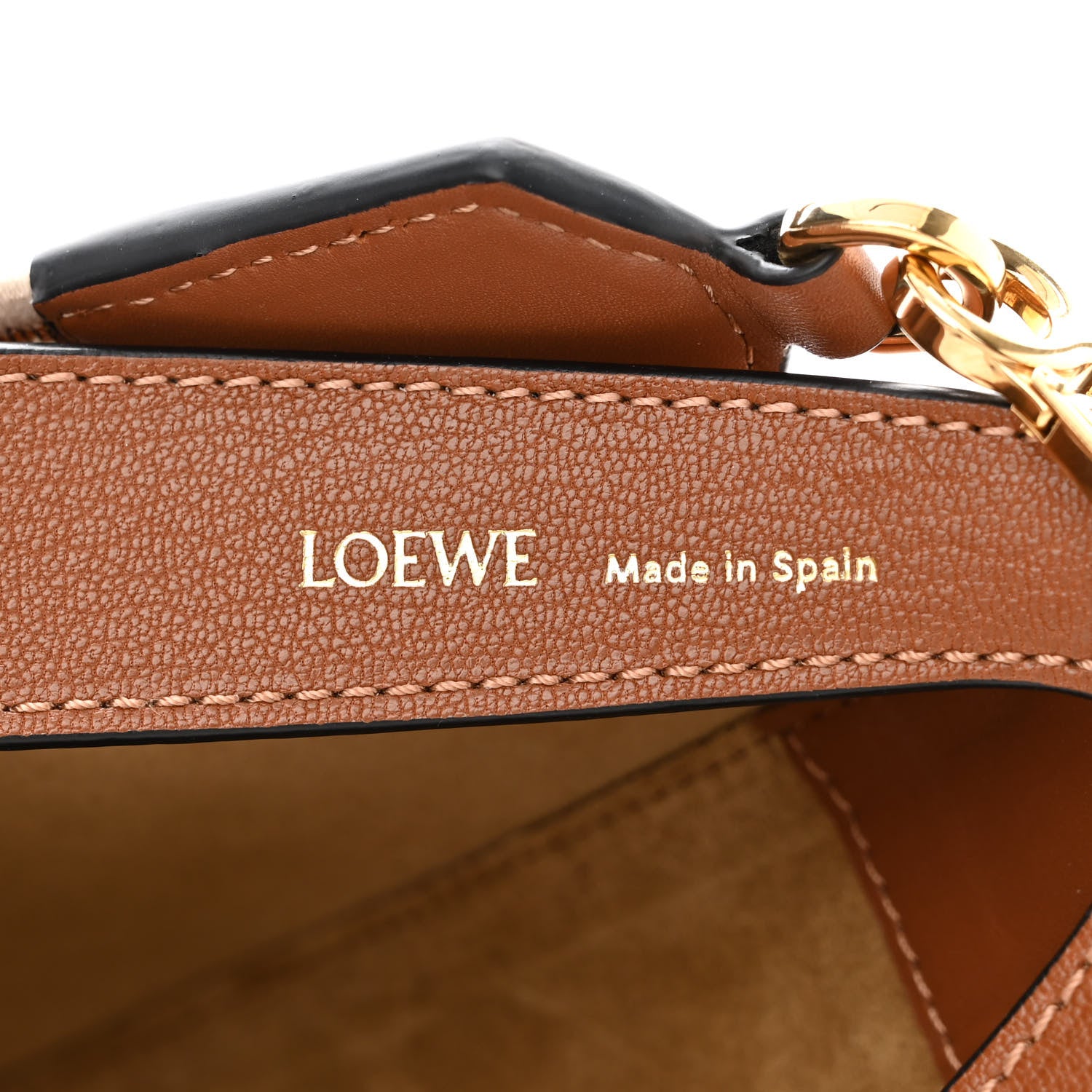 Loewe Satin Calfskin Jacquard Luna Bag Pecan 6 of 10