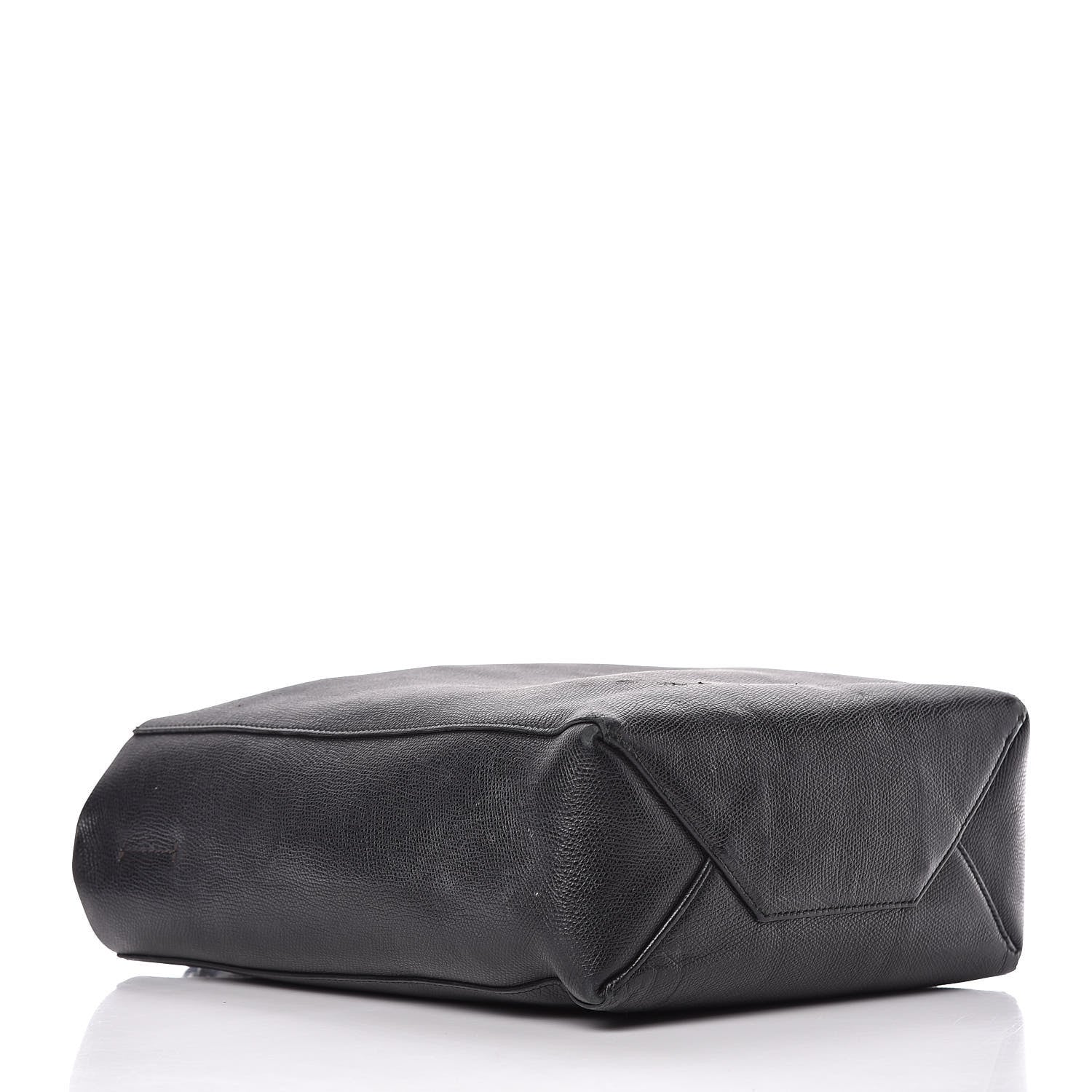 Celine Grained Calfskin Small Vertical Cabas Black 4 of 20