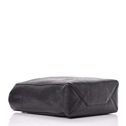 Celine Grained Calfskin Small Vertical Cabas Black 4 of 20