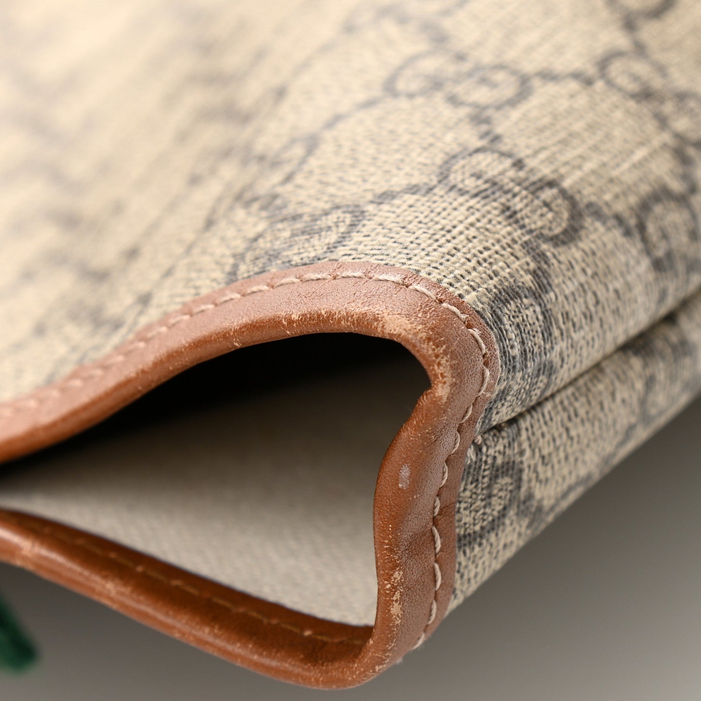 GG Plus Monogram Medium Signature Web Loop Tote Brown