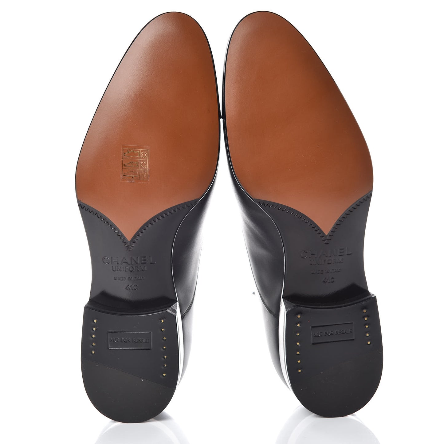 Calfskin Mens Loafers 41 Black