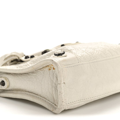 Balenciaga Agneau Classic Hardware Nano City White 10 of 14
