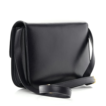 Celine Box Calfskin Medium Classic Box Flap Bag Navy 3 of 17