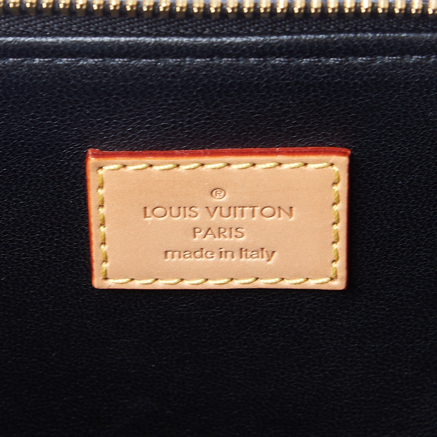 Louis Vuitton Lambskin Malletage Doc PM Black Natural 7 of 8