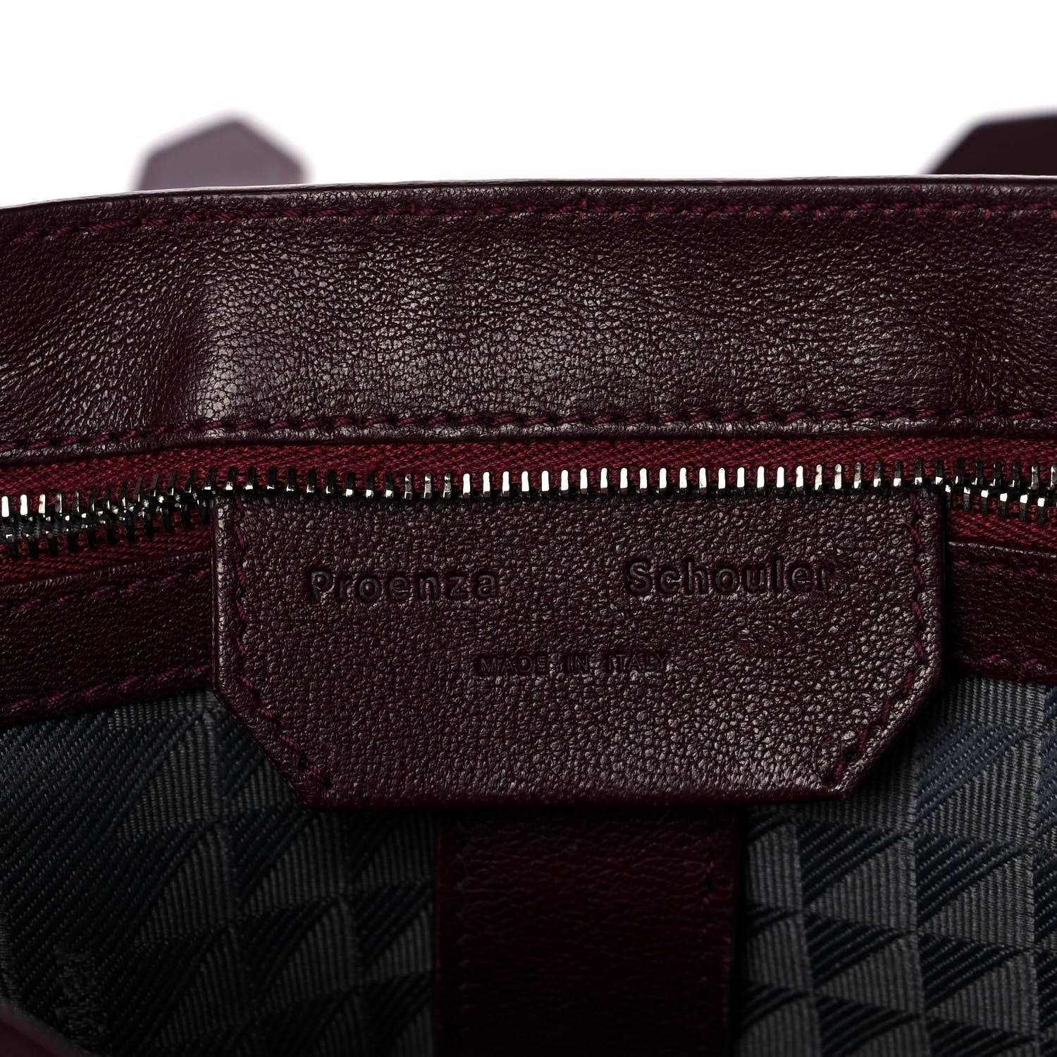 Proenza Schouler Lambskin PS1 Large Satchel Oxblood 5 of 12