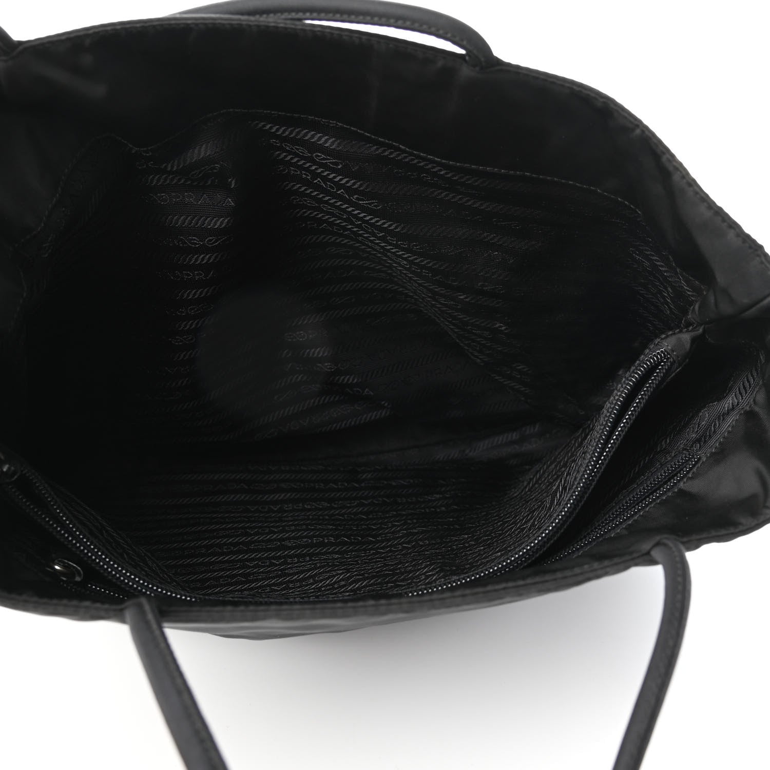 Prada Tessuto Nylon Tote Black 5 of 10
