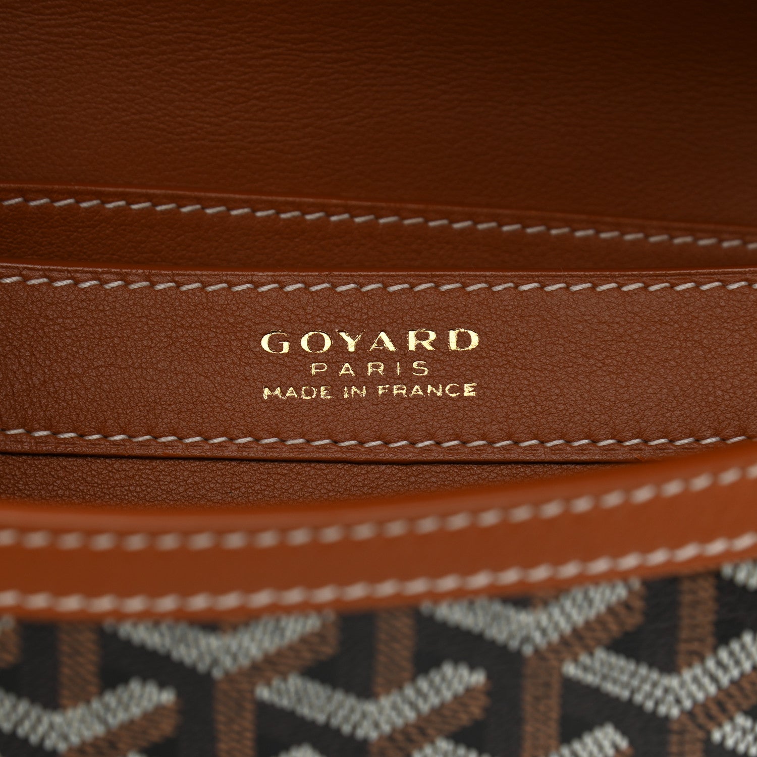 Goyard Goyardine 233 PM Shoulder Bag Black Gold 9 of 12