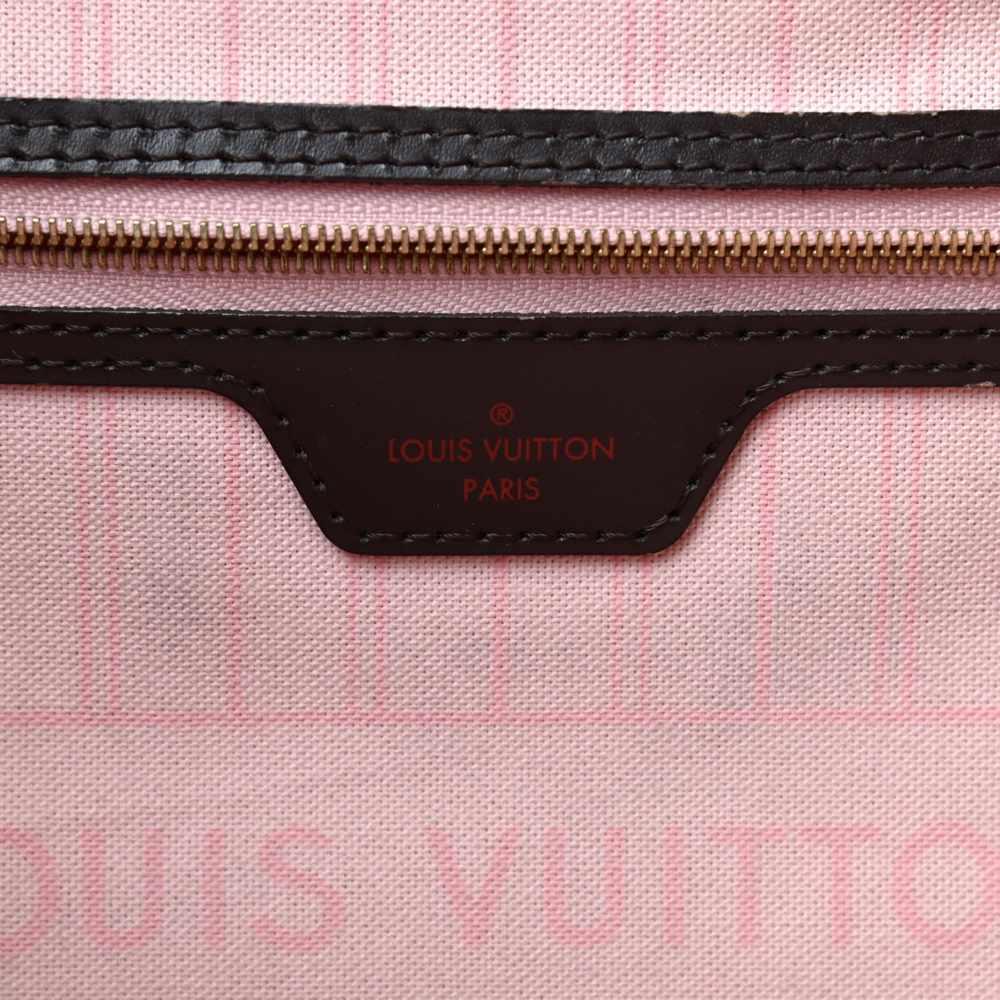 Damier Ebene Neo Neverfull MM Rose Ballerine