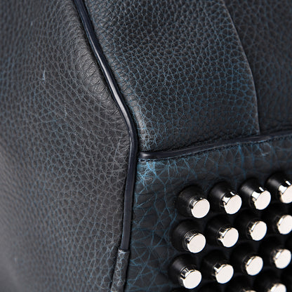 Alexander Wang Pebbled Thermo-Reactive Lambskin Rocco Poseidon Galaxy Blue Silver Hardware 7 of 12