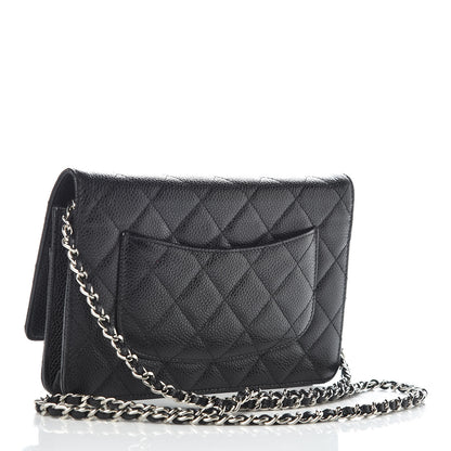 Chanel Caviar Quilted Wallet On Chain WOC Black 3 of 11