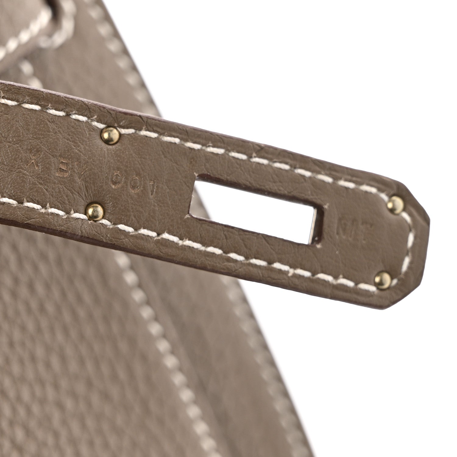 Hermes Taurillon Clemence Jypsiere 28 Etoupe 7 of 12