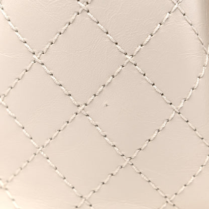Chanel Aged Calfskin Small Charms Deauville Tote White 13 of 13